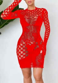 (Real Image)2023 Styles Women Sexy&Fashion Autumn/Winter TikTok&Instagram Styles Lace Mini Dress