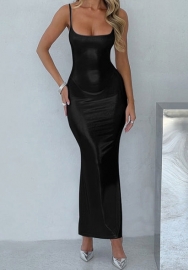 (Black)2023 Styles Women Sexy&Fashion Autumn/Winter TikTok&Instagram Styles Strap Maxi Dress
