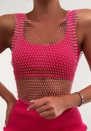 (Pink)2023 Styles Women Sexy&Fashion Autumn/Winter TikTok&Instagram Styles Sequins V Neck Tops