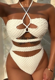 (White)2024 Styles Women Sexy&Fashion Sprint/Summer TikTok&Instagram Cut Out One Piece Swimwear