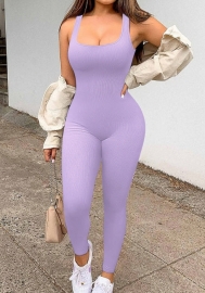 (Real Image)2024 Styles Women Sexy&Fashion Sprint/Summer TikTok&Instagram Solid Color Strap Jumpsuit