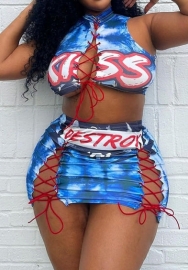 (Real Image)2024 Styles Women Printed Dance-Inspired Slim Fit Set