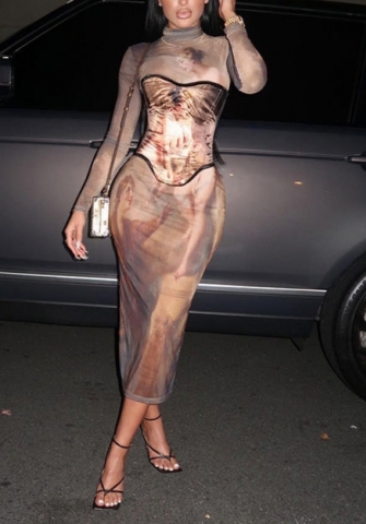 2021 Styles Women Fashion INS Styles Fashion Maxi Dress