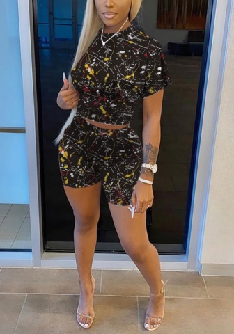 2021 Styles Women Fashion INS Styles Fashion Short Two Pieces Set
