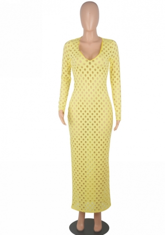 2021 Styles Women Fashion INS Styles Fashion Long Sleeve Maxi Dress