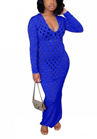 2021 Styles Women Fashion INS Styles Fashion Long Sleeve Maxi Dress