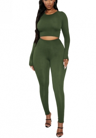 2021 Styles Women Fashion INS Styles Fashion Long Sleeve Two Piece Set