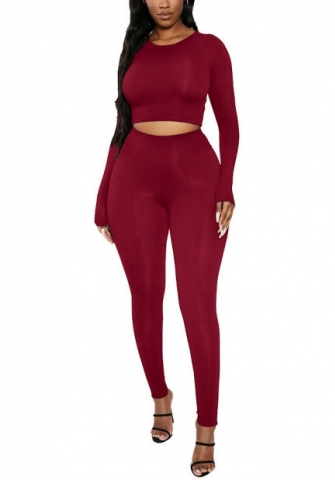2021 Styles Women Fashion INS Styles Fashion Long Sleeve Two Piece Set