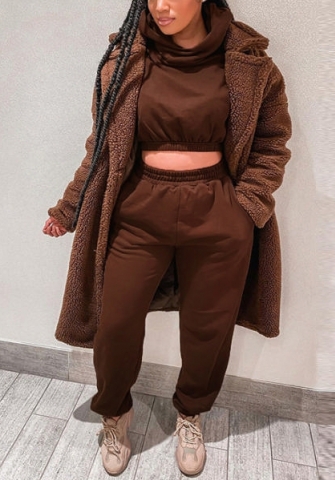 (Not Coat)2021 Styles Women Fashion INS Styles Fashion Long Sleeve Two Piece Suit