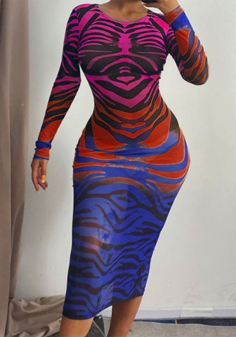 (Only Dress)2021 Styles Women Fashion INS Styles Fashion Long Sleeve Maxi Dress