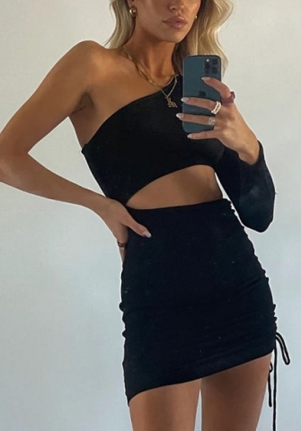 2021 Styles Women Fashion INS Styles Fashion Long Sleeve Two Piece Suit Dress