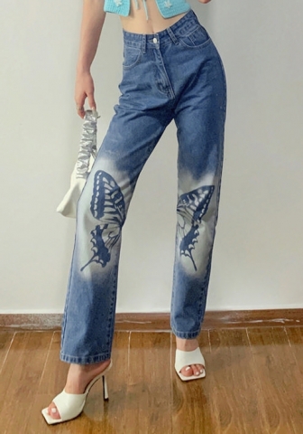 2021 Styles Women Fashion INS Styles Fashion Long Pants Jeans
