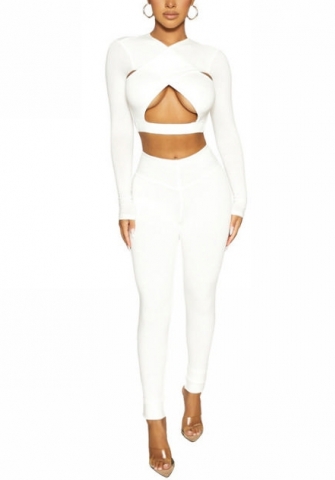 2021 Styles Women Fashion INS Styles Fashion Long Sleeve Two Pieces Set