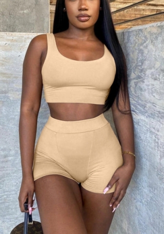 2021 Styles Women Fashion INS Styles Fashion Short Two Pieces Suit