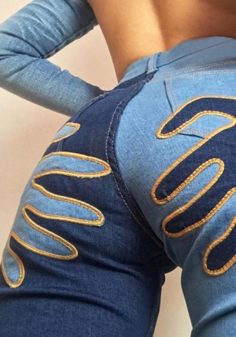 2021 Styles Women Fashion INS Styles Fashion Jeans Long Pants