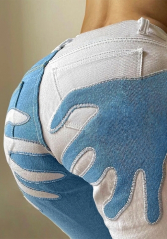 2021 Styles Women Fashion INS Styles Fashion Jeans Long Pants