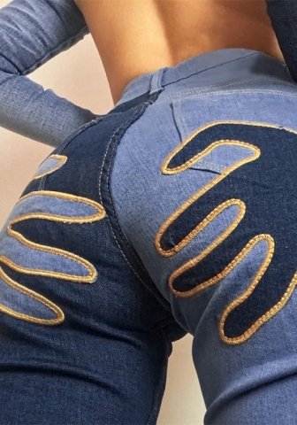 2021 Styles Women Fashion INS Styles Fashion Jeans Long Pants