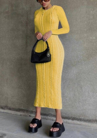 2021 Styles Women Fashion INS Styles Fashion Long Sleeve Maxi Dress
