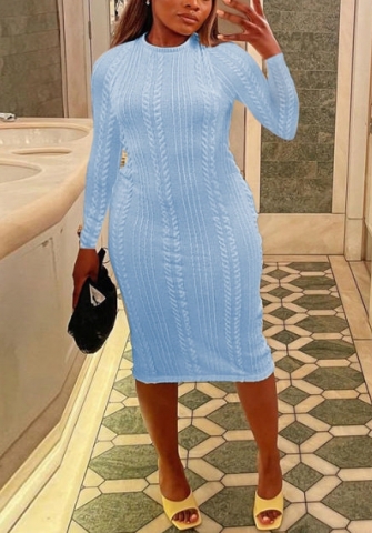 2021 Styles Women Fashion INS Styles Fashion Long Sleeve Maxi Dress