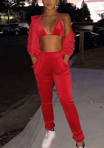 2021 Styles Women Fashion INS Styles Fashion Three Pieces Set