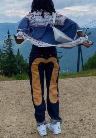 (Only Long Pants)2021 Styles Women Fashion INS Styles Fashion Autumn Jeans Long Pants