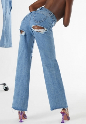 2021 Styles Women Fashion INS Styles Fashion Autumn Jeans Long Pants