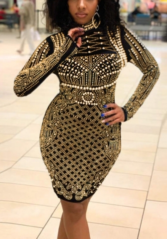 2021 Styles Women Fashion INS Styles Fashion Autumn Sequins Dress