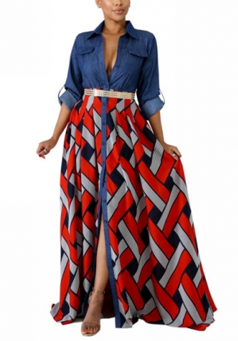 2021 Styles Women Fashion INS Styles Fashion Autumn Maxi Dress