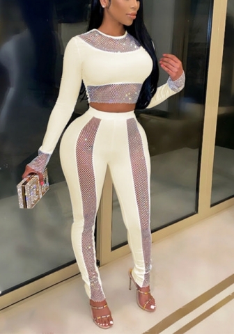 2021 Styles Women Fashion INS Styles Fashion Autumn Sequins Two Piece Set