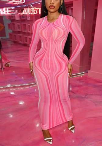 (Pre-Szle)2021 Styles Women Fashion INS Styles Fashion Autumn Maxi Dress