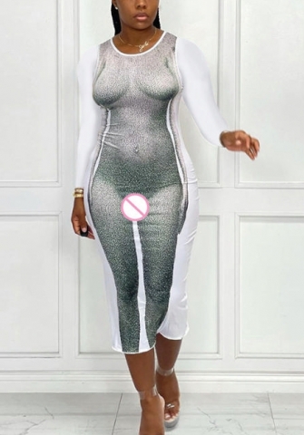 (Pre-Szle)2021 Styles Women Fashion INS Styles Fashion Autumn Maxi Dress