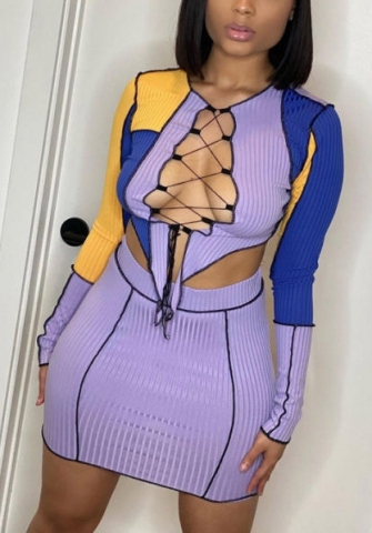 (Pre-Szle)2021 Styles Women Fashion INS Styles Fashion Autumn Two Piece Dress