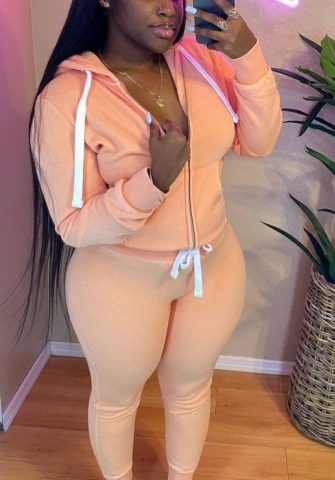 (Pre-Szle)2021 Styles Women Fashion INS Styles Fashion Autumn Hoodie Two Piece Set