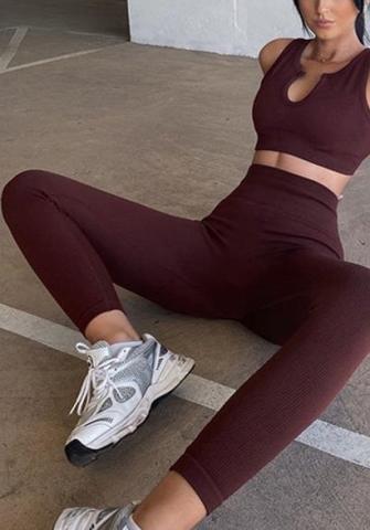 (Top Quality)2021 Styles Women Fashion INS Styles Fashion Autumn Summer Yoga Tracksuit Suit