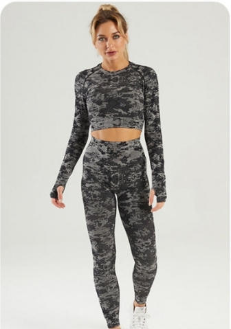 (3 Piece Suit)(Top Quality)2021 Styles Women Fashion INS Styles Fashion Autumn Summer Yoga Tracksuit Suit