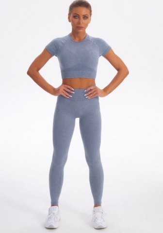 (Top Quality)2021 Styles Women Fashion INS Styles Fashion Autumn Summer Yoga Tracksuit Suit