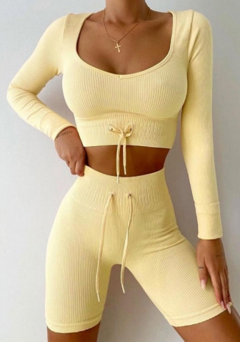 (Top Quality)2021 Styles Women Fashion INS Styles Fashion Autumn Summer Yoga Tracksuit Suit