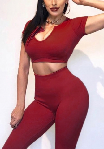 (Top Quality)2021 Styles Women Fashion INS Styles Fashion Autumn Summer Yoga Tracksuit Suit