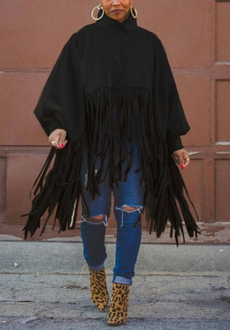 2021 Styles Women Fashion INS Styles Fashion Autumn Tassel Coats