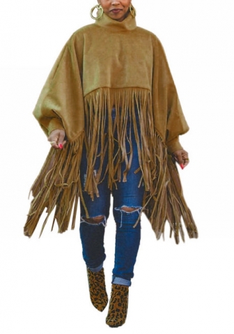 2021 Styles Women Fashion INS Styles Fashion Autumn Tassel Coats