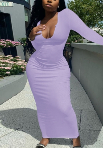 2021 Styles Women Fashion INS Styles Fashion Autumn Maxi Dress