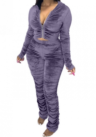 2021 Styles Women Fashion INS Styles Fashion Autumn Ruffle Two Pieces Set