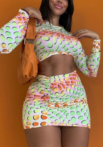 2021 Styles Women Fashion INS Styles Fashion Autumn Two Pieces Dress