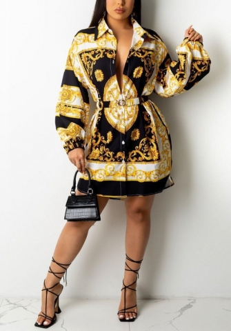 2021 Styles Women Fashion INS Styles Fashion Autumn Long Sleeve Casual Dress