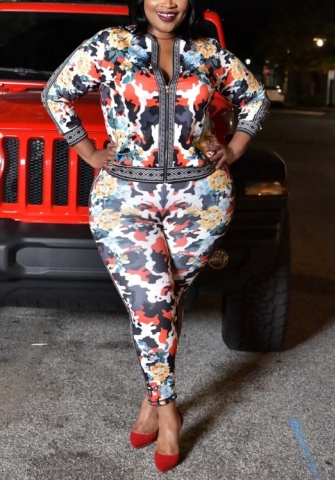 (Plus Size)2021 Styles Women Fashion INS Styles Fashion Autumn Two Pieces Set