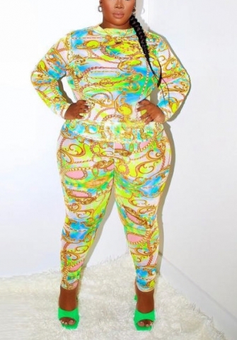 (Plus Size)2021 Styles Women Fashion INS Styles Fashion Autumn Two Pieces Set