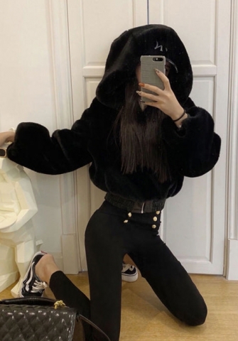 (Real Image)2021 Styles Women Fashion INS Styles Fashion Fur Coat