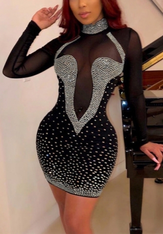 (Real Image)2021 Styles Women Fashion Fall & Winter INS Styles Fashion Sequin Mini Dress