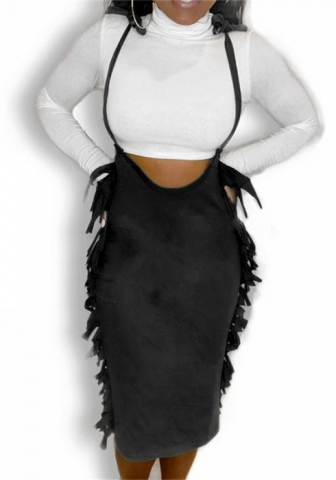 (Real Image)2021 Styles Women Fashion Fall & Winter INS Styles Fashion Tassel Skirt