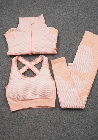 (Real Image)2021 Styles Women Fashion Fall & Winter INS Styles Fashion Three Pieces Set Yoga Tracksuit Suit